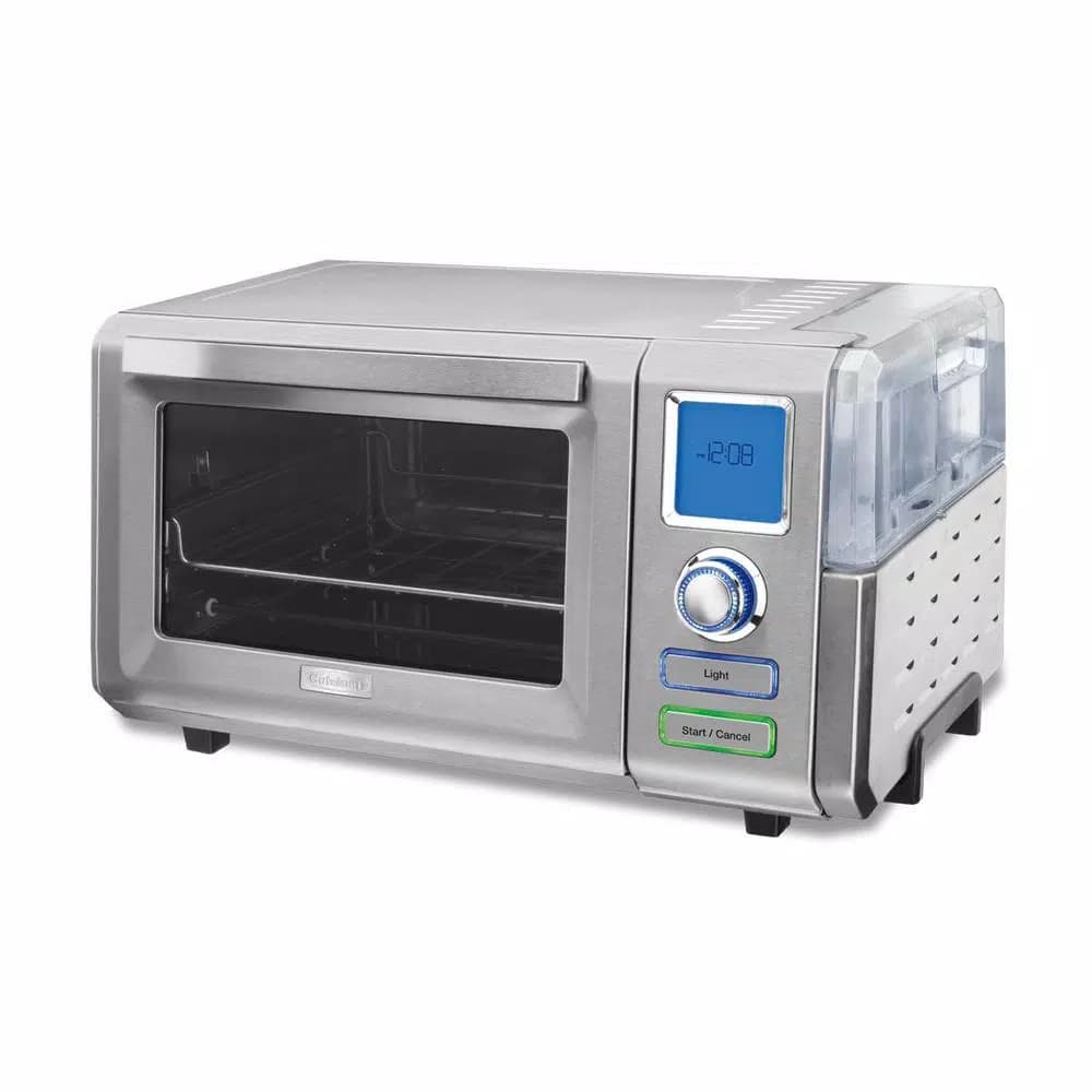 Cuisinart 1800W 6-Slice Stainless Steel Convection Toaster Oven with Steam Bake & Broil Technology