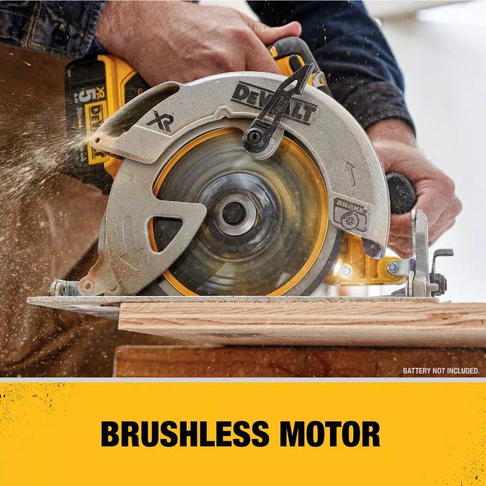 DEWALT 20V MAX XR Cordless Brushless 7-1/4 in. Circular Saw (Tool-Only)