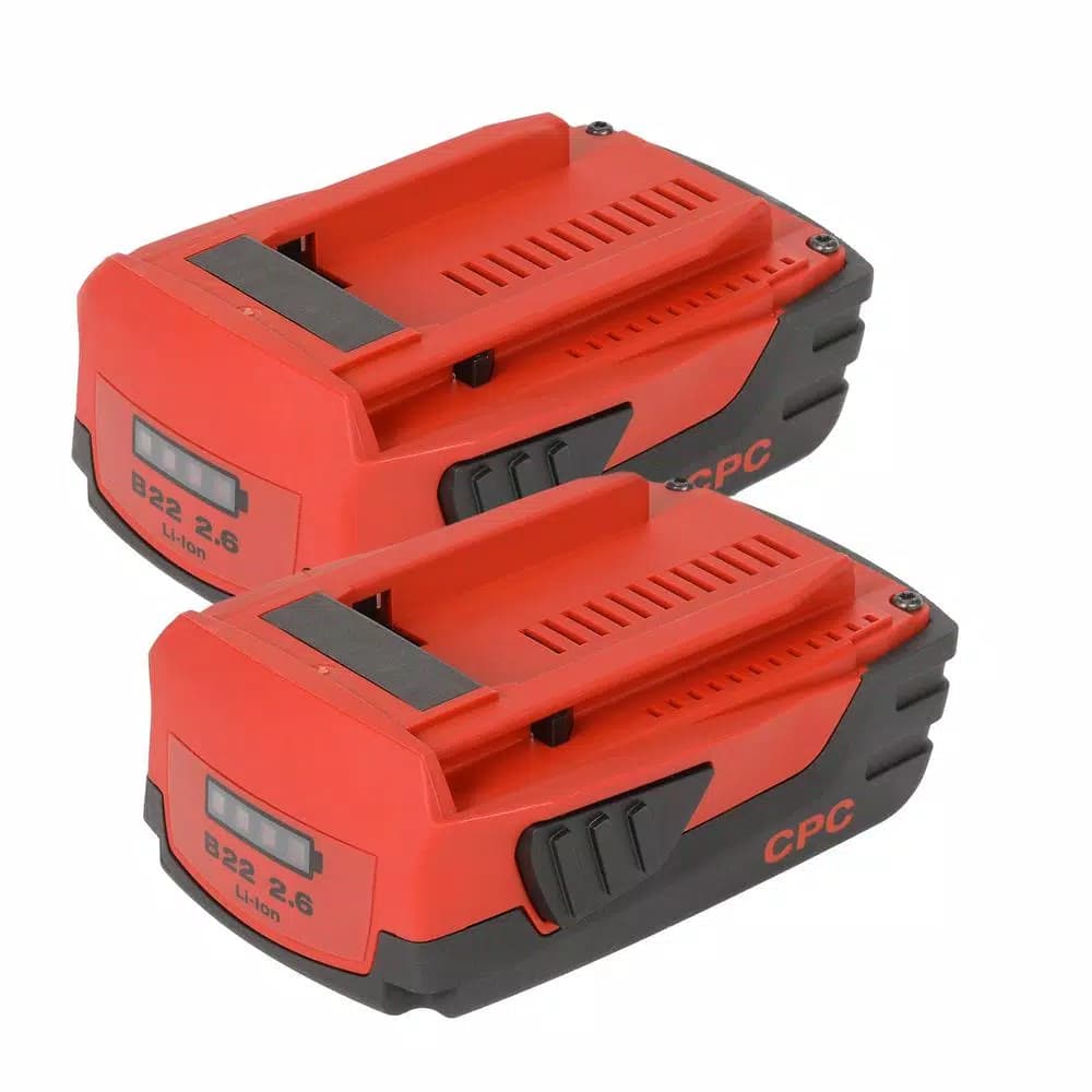 Hilti 22V Cordless Compact 1/2 in. Drill Driver Kit SFC 22 with 2 Batteries and Charger