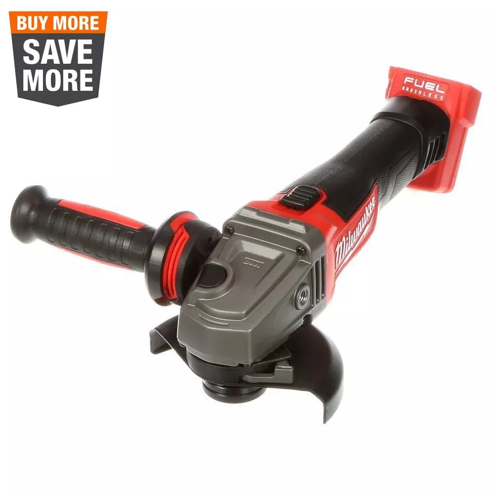 Milwaukee M18 FUEL 18V Brushless Cordless 4-1/2 in. / 5 in. Angle Grinder with Slide Switch (Tool-Only)