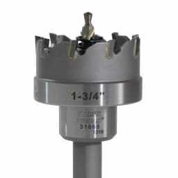 Klein Tools 1-3/4 in. Carbide Hole Cutter with Hex Shank and Integrated Flange thumbnail 3