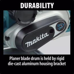 Makita 3-1/4 in. Corded Planer, 7.5 Amp, 16,000 RPM thumbnail 13