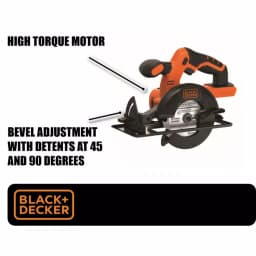 BLACK+DECKER BLACK & DECKER 20V MAX Lithium-Ion Cordless 5-1/2 in. Circular Saw (Tool Only) thumbnail 2