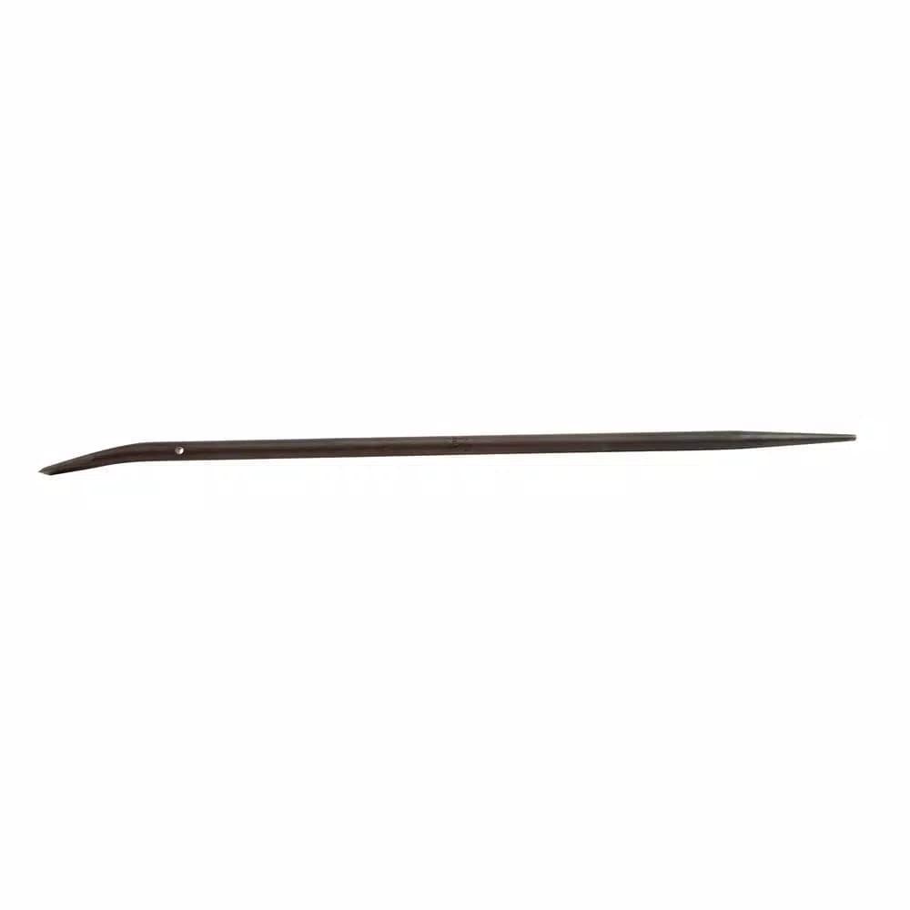 Klein Tools 36 in. Round Steel Fit Up Bar with 15° Angled Chisel End and Tether Hole