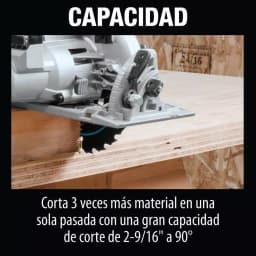 Makita 18V X2 LXT Brushless 7-1/4" Circular Saw & Miter Saw Combo Kit with 2 5.0 Ah Batteries thumbnail 11