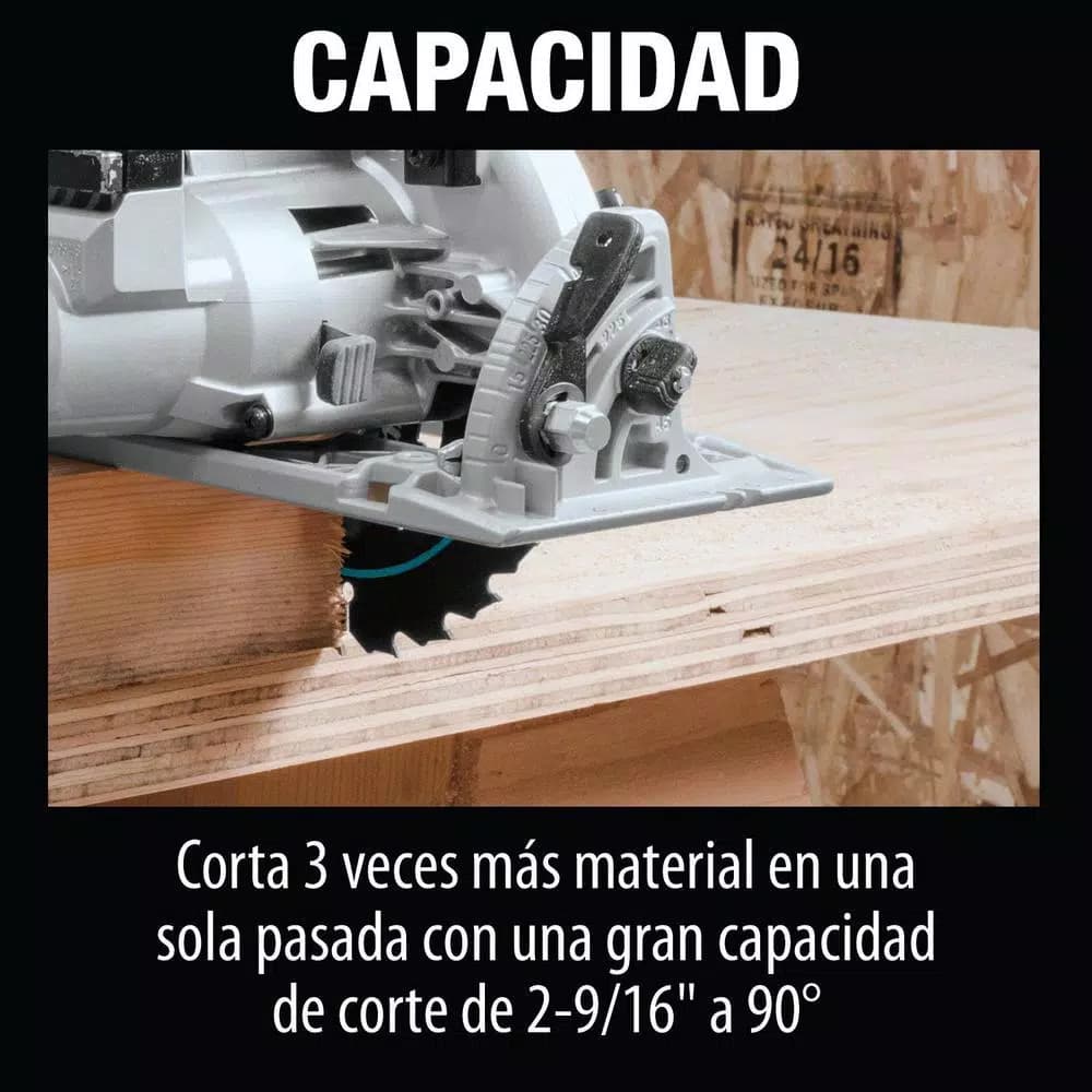 Makita 18V X2 LXT Brushless 7-1/4" Circular Saw & Miter Saw Combo Kit with 2 5.0 Ah Batteries