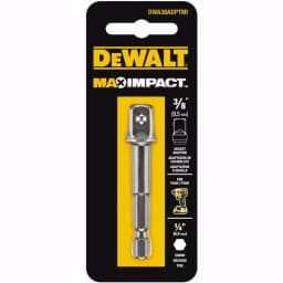 DEWALT MAX Impact 1/4 in. Hex to 3/8 in. Socket Adapter thumbnail 3
