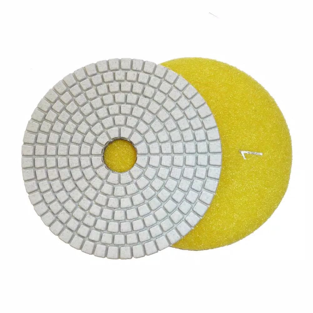 Unbranded JHX 4 in. 3-Step Dry/Wet Diamond Polishing Pad - Step 1