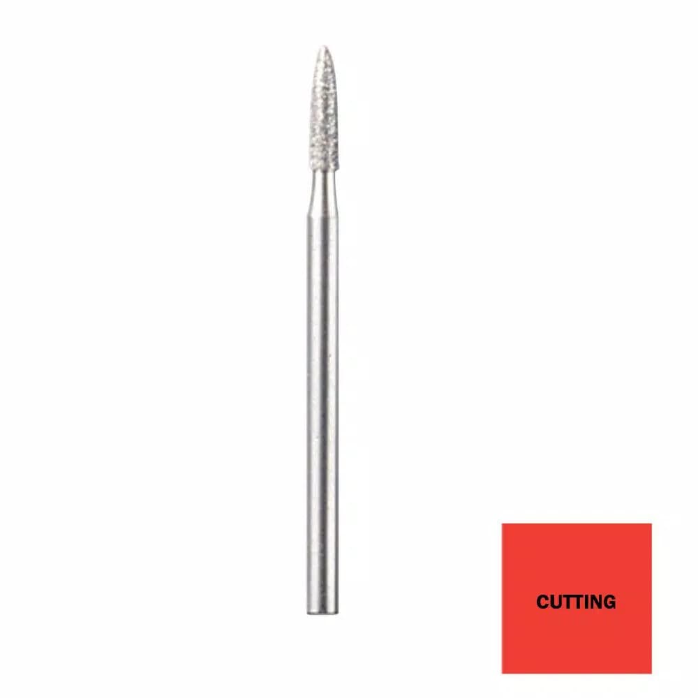 Dremel 7144 Diamond Taper Point Rotary Bit, 3/32 in. Diameter, 1/8 in. Shank