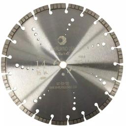 Whirlwind USA 14 in. Vortex Turbo Segmented Diamond Blade for Concrete, Stone & Masonry thumbnail 1