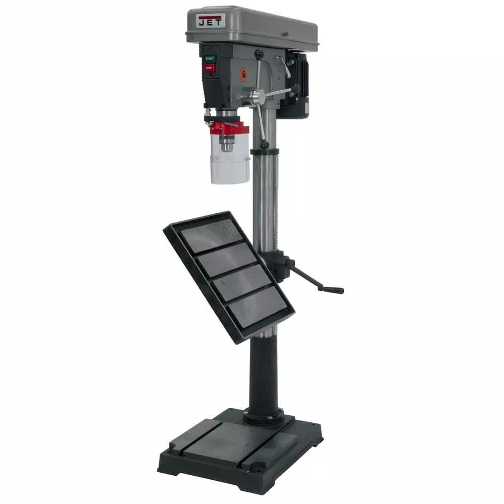 JET J-2550 1 HP 20 in. Floor Standing Drill Press, 12-Speed, 115V