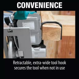 Makita 18V X2 LXT Brushless 7-1/4 in. Circular Saw Combo Kit with Bonus Reciprocating Saw & 2 5.0 Ah Batteries thumbnail 12