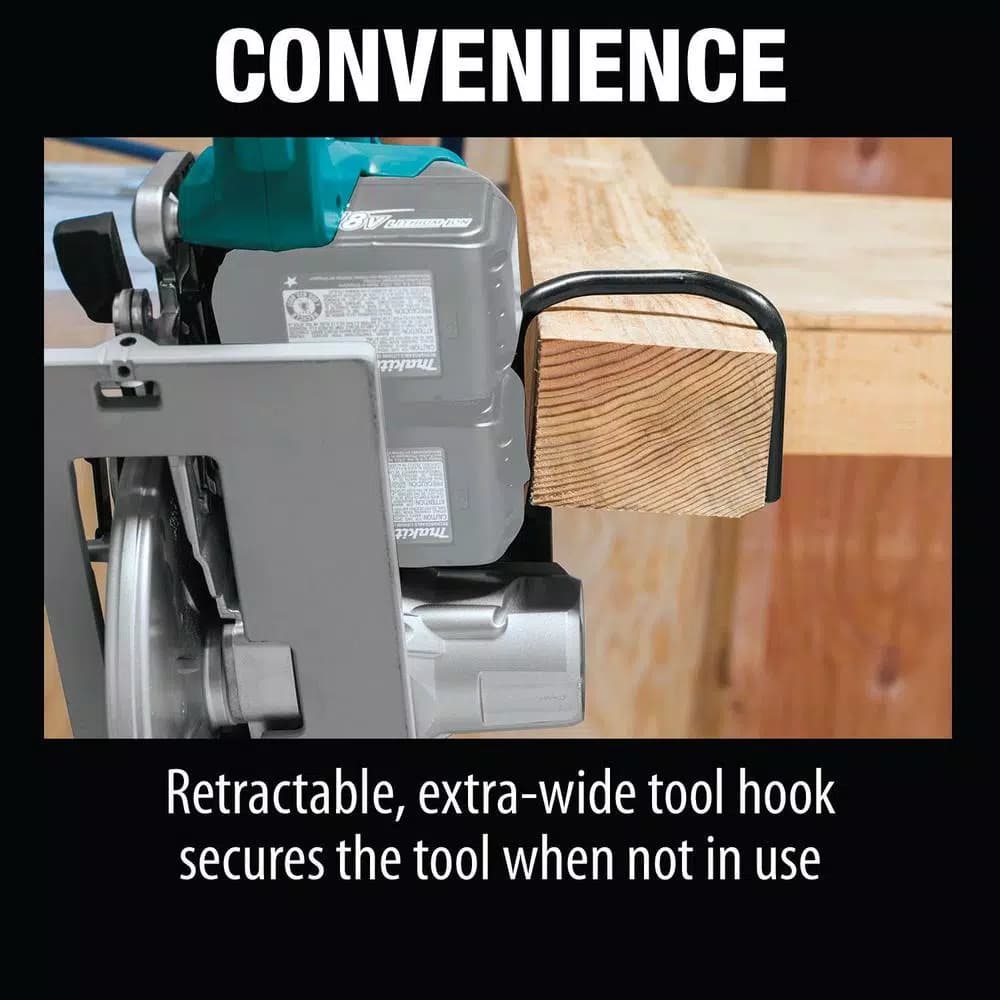 Makita 18V X2 LXT Brushless 7-1/4 in. Circular Saw Combo Kit with Bonus Reciprocating Saw & 2 5.0 Ah Batteries