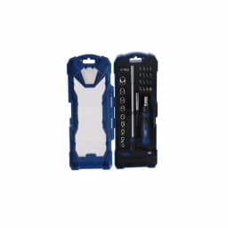Unbranded 29-Piece Ratcheting Screwdriver and Socket Set with Shock Resistant Case thumbnail 1