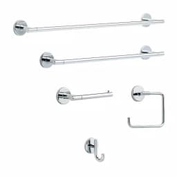 Delta Lyndall 24 in. Chrome Towel Bar, Modern Wall Mounted Design thumbnail 5