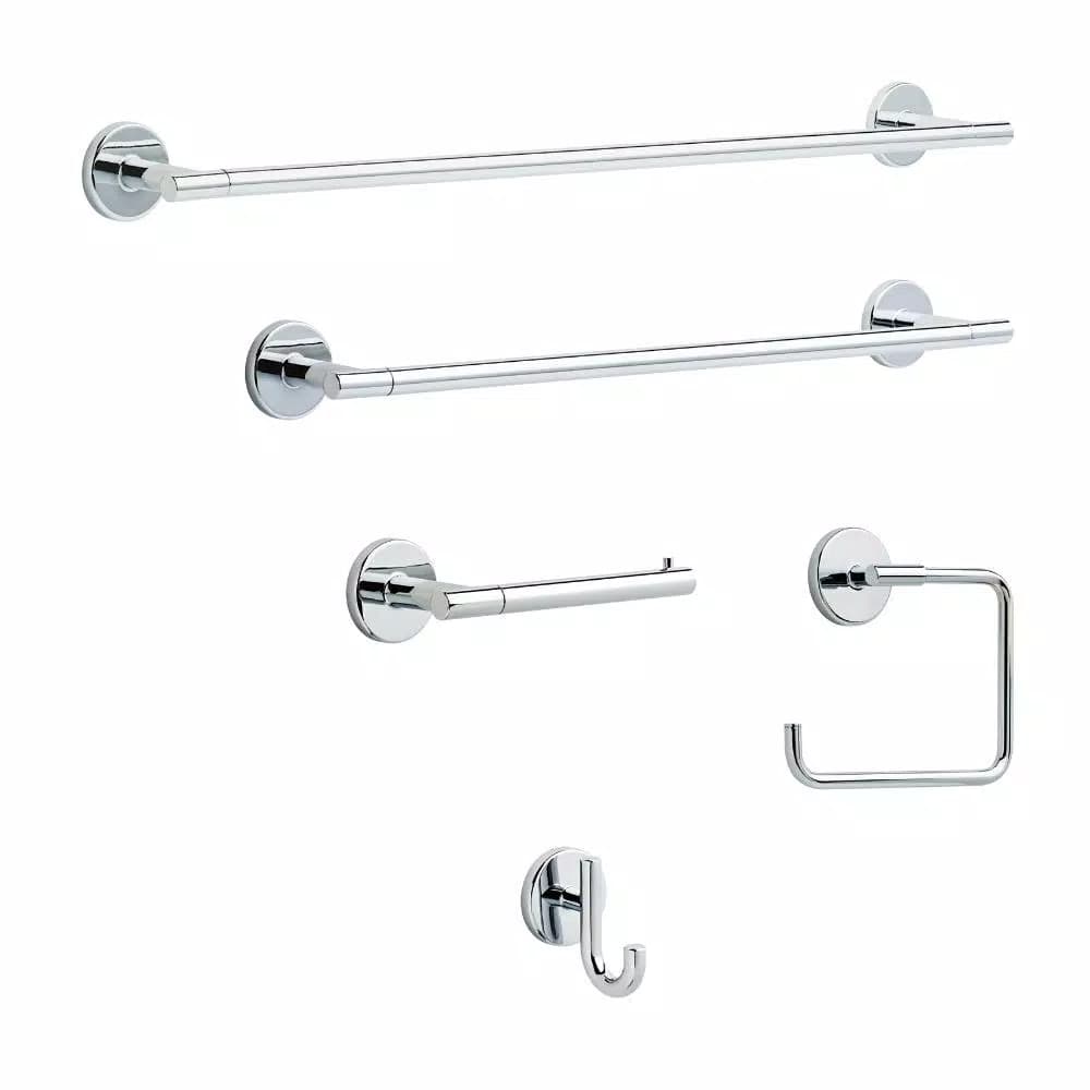 Delta Lyndall 24 in. Chrome Towel Bar, Modern Wall Mounted Design