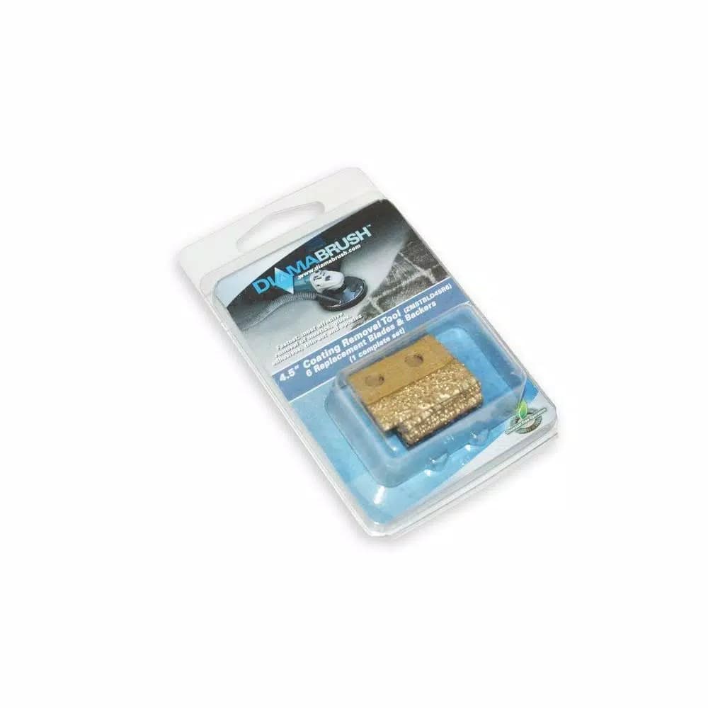 Diamabrush 4.5 in. Concrete Abrasive Removal Replacement Blade Kit (6 Blades & 6 Backers)