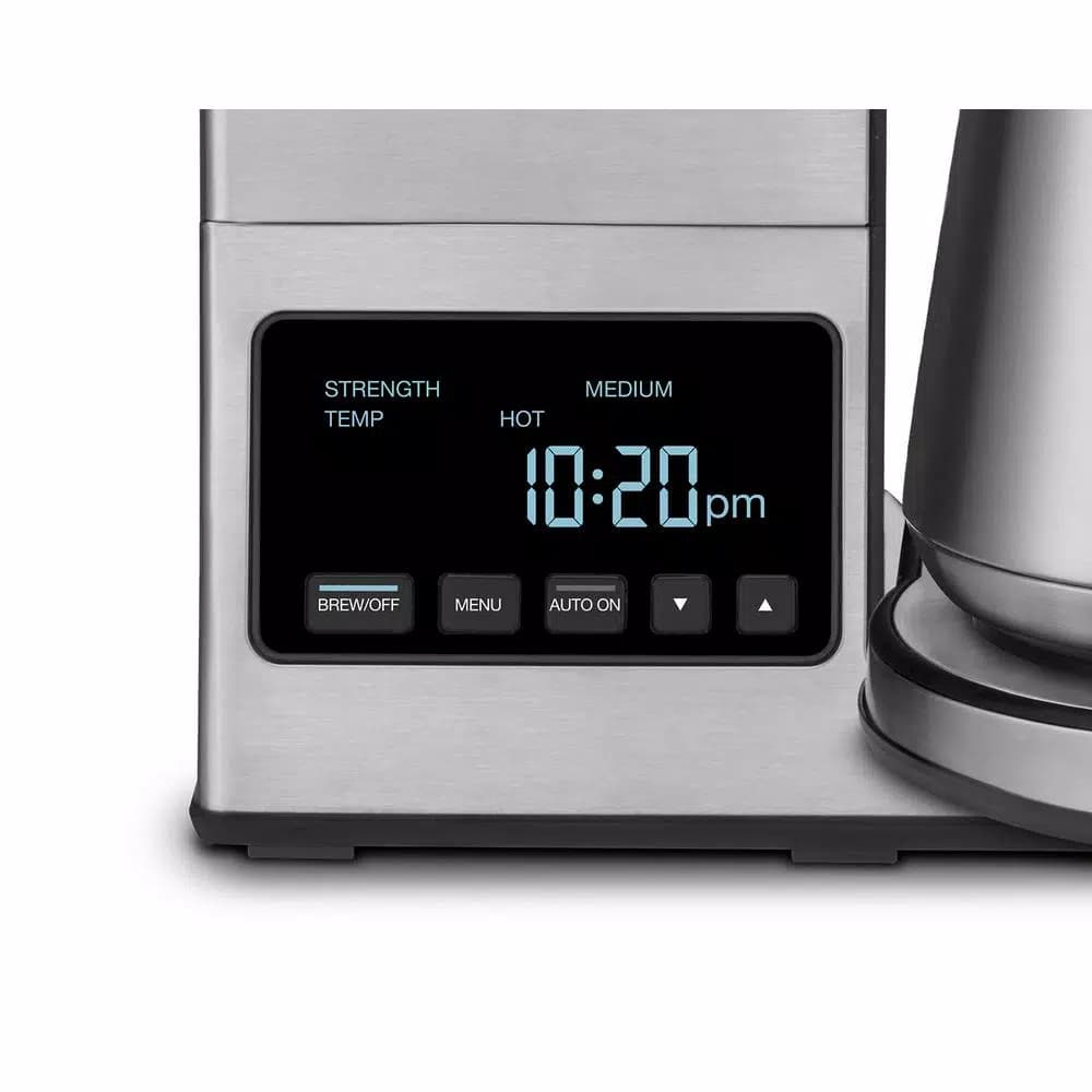 Cuisinart PurePrecision 8-Cup Programmable Silver Drip Coffee Maker with Thermal Carafe