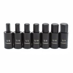 Husky 1/2 in. Drive Hex Bit Impact Socket Set, 14-Piece SAE/Metric thumbnail 2