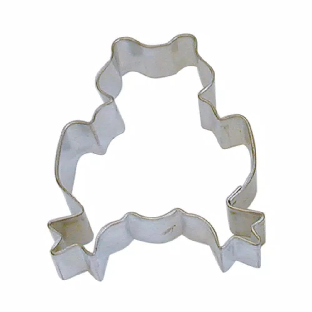 CybrTrayd-R&M 12-Piece Frog Tinplated Steel Cookie Cutter Set with Recipe