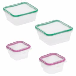 Snapware Total Solutions 8-Piece Plastic Food Storage Set with Airtight Leak-Proof Lids thumbnail 2