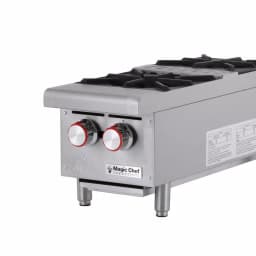 Unbranded Magic Chef Commercial 12 in. 2-Burner Gas Countertop Hot Plate Range, 50,000 BTUs thumbnail 7
