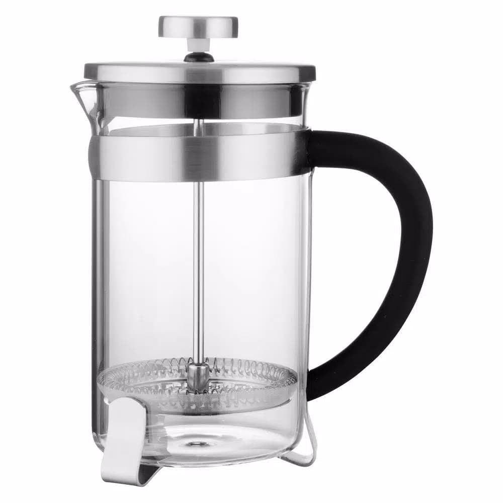 BergHOFF Essentials 3-Cup Stainless Steel French Press Coffee and Tea Maker