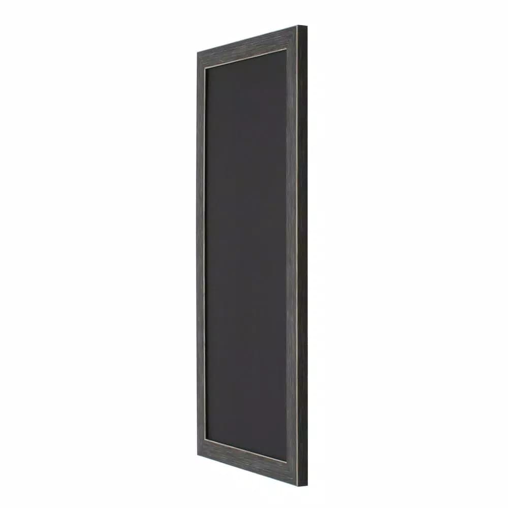 DesignOvation Wyeth Framed Magnetic Chalkboard Memo Board, 13 x 26 inch