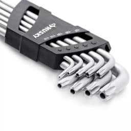 Husky 9-Piece Magnetic Tamperproof Torx L-Key Set thumbnail 4