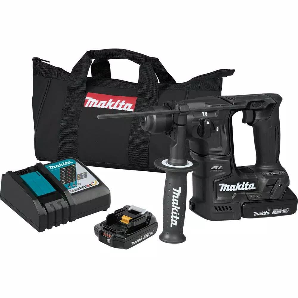 Makita 18V LXT Sub-Compact Brushless SDS-Plus Rotary Hammer Kit (11/16 in.)