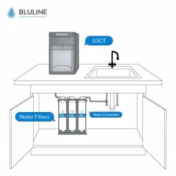 Global Water Bluline G5 Series Countertop Water Cooler with Nano Filtration System thumbnail 2