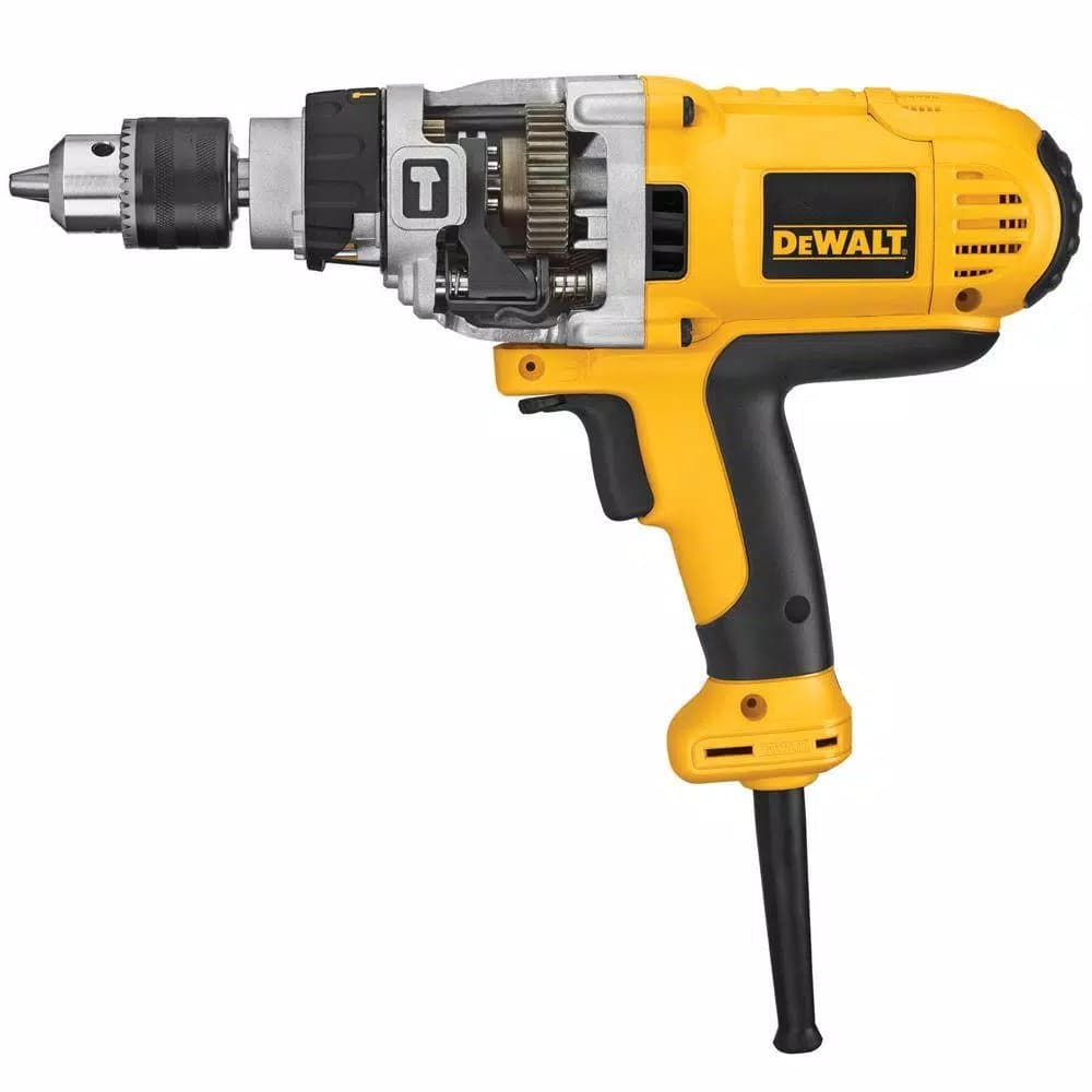 DEWALT 1/2 in. 10 Amp VSR Mid-Handle Grip Hammer Drill Kit