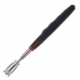 Stalwart Black Magnetic Pickup Tool with LED Light and Rare Earth Magnet thumbnail 1