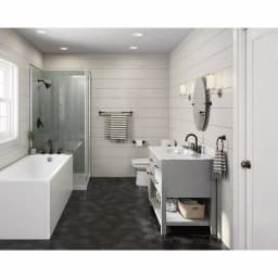 MOEN Banbury 18 in. Single Towel Bar in Mediterranean Bronze thumbnail 4
