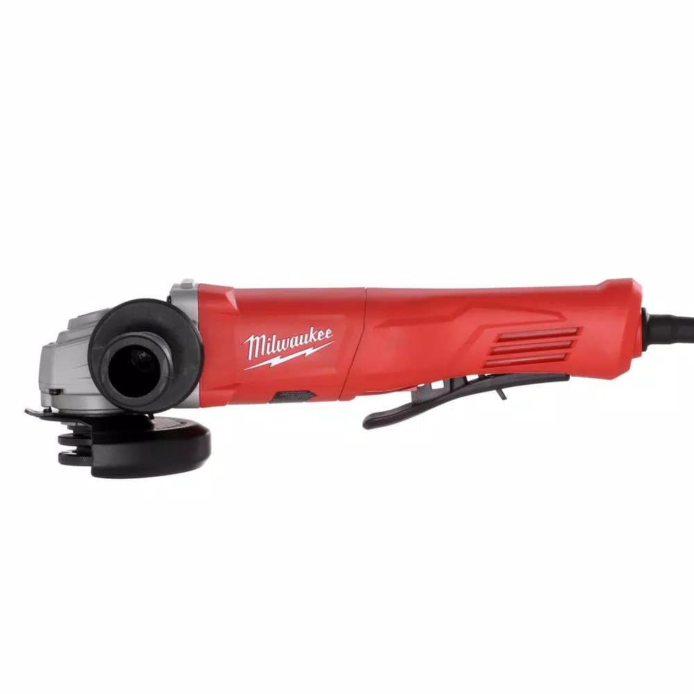 Milwaukee 11 Amp 4-1/2 in. Corded Small Angle Grinder, Paddle Switch, No-Lock