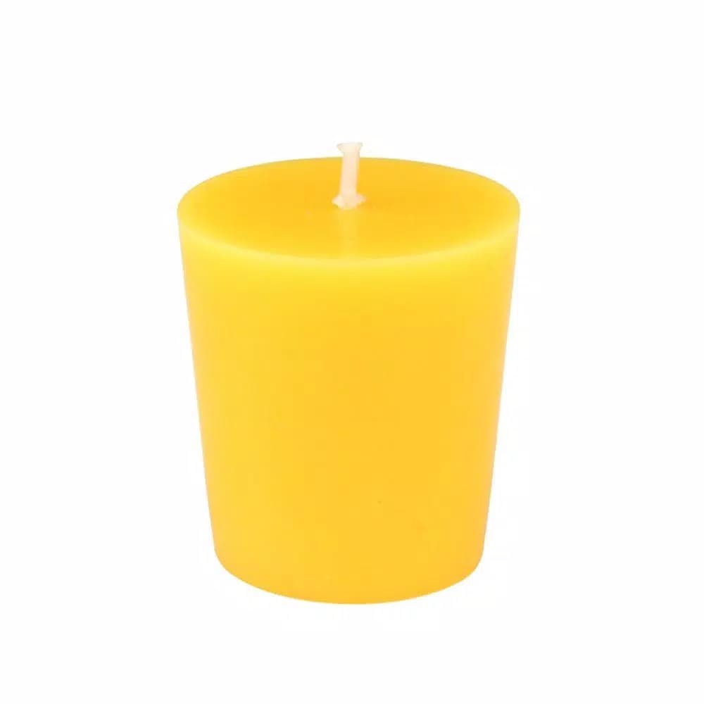 Zest Candle Yellow Citronella Votive Candles, 12-Box Pack