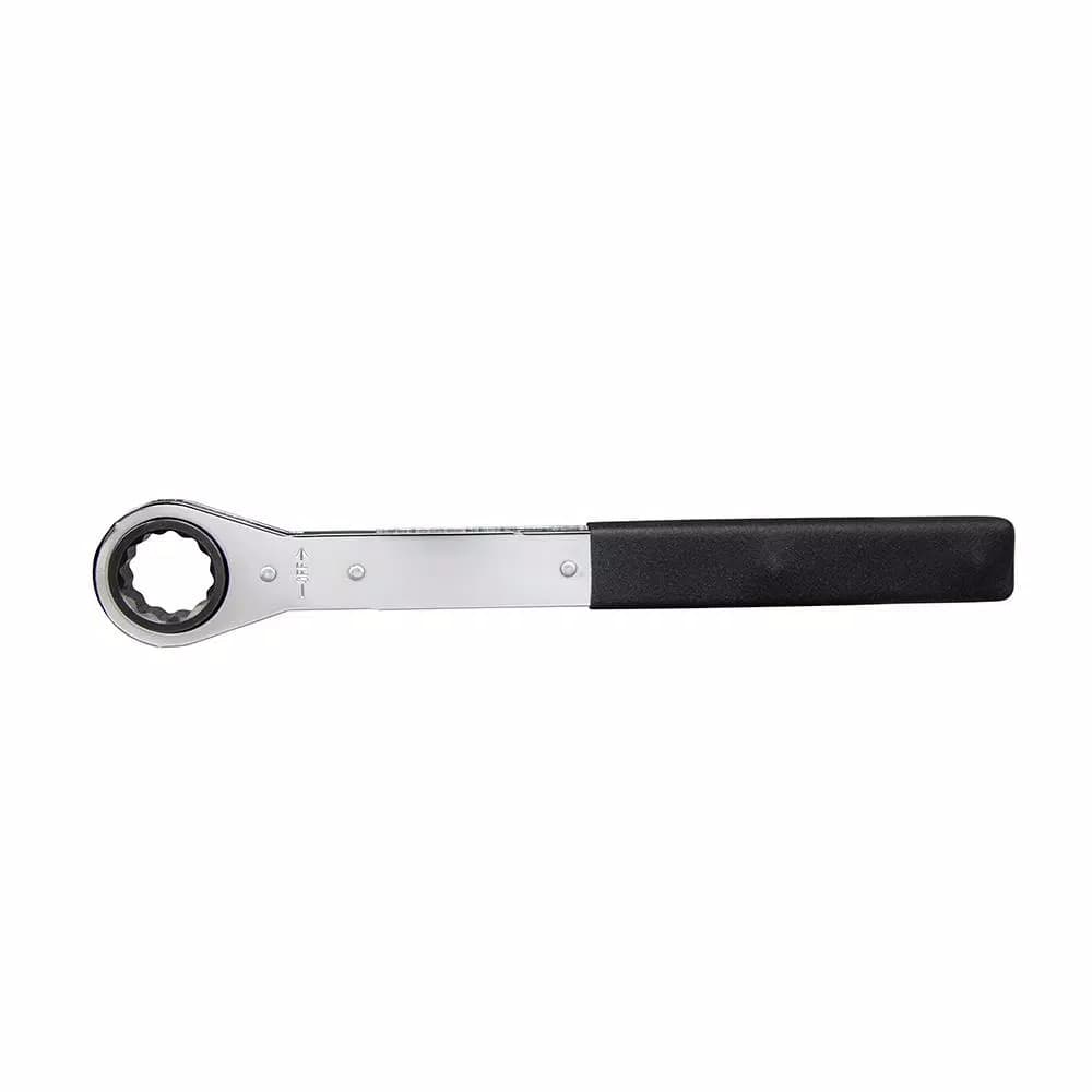 Klein Tools 1 in. Ratcheting Box End Wrench, Chrome Plated