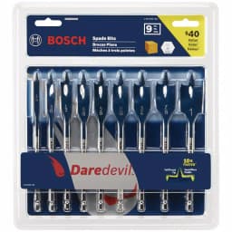 Bosch Daredevil High Carbon Steel Spade Bit Set, 9-Piece thumbnail 3