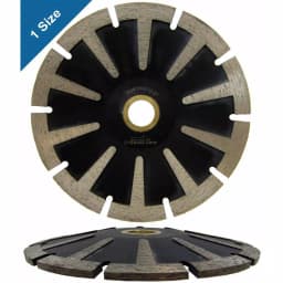 Archer USA 5 in. T-Segmented Contour Diamond Blade for Curved Granite Cutting thumbnail 1