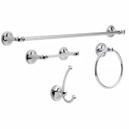 Delta Silverton 4-Piece Chrome Bath Hardware Set thumbnail 1