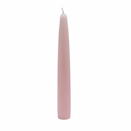 Zest Candle 6 in. Light Rose Taper Candles, Unscented Paraffin, 12-Set thumbnail 1
