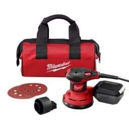 Milwaukee 5 in. Random Orbit Palm Sander, 3 Amp, Variable Speed, Corded Finishing Sander thumbnail 1