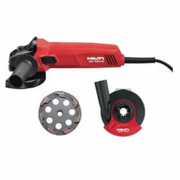 Hilti 7 Amp Corded 4.5 in. Angle Grinder AG 450-S Package with Diamond Cup Wheel and Dust Extraction Hood thumbnail 1