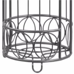 Home Basics Seville Freestanding Toilet Paper Holder with Storage Base in Satin Nickel thumbnail 4