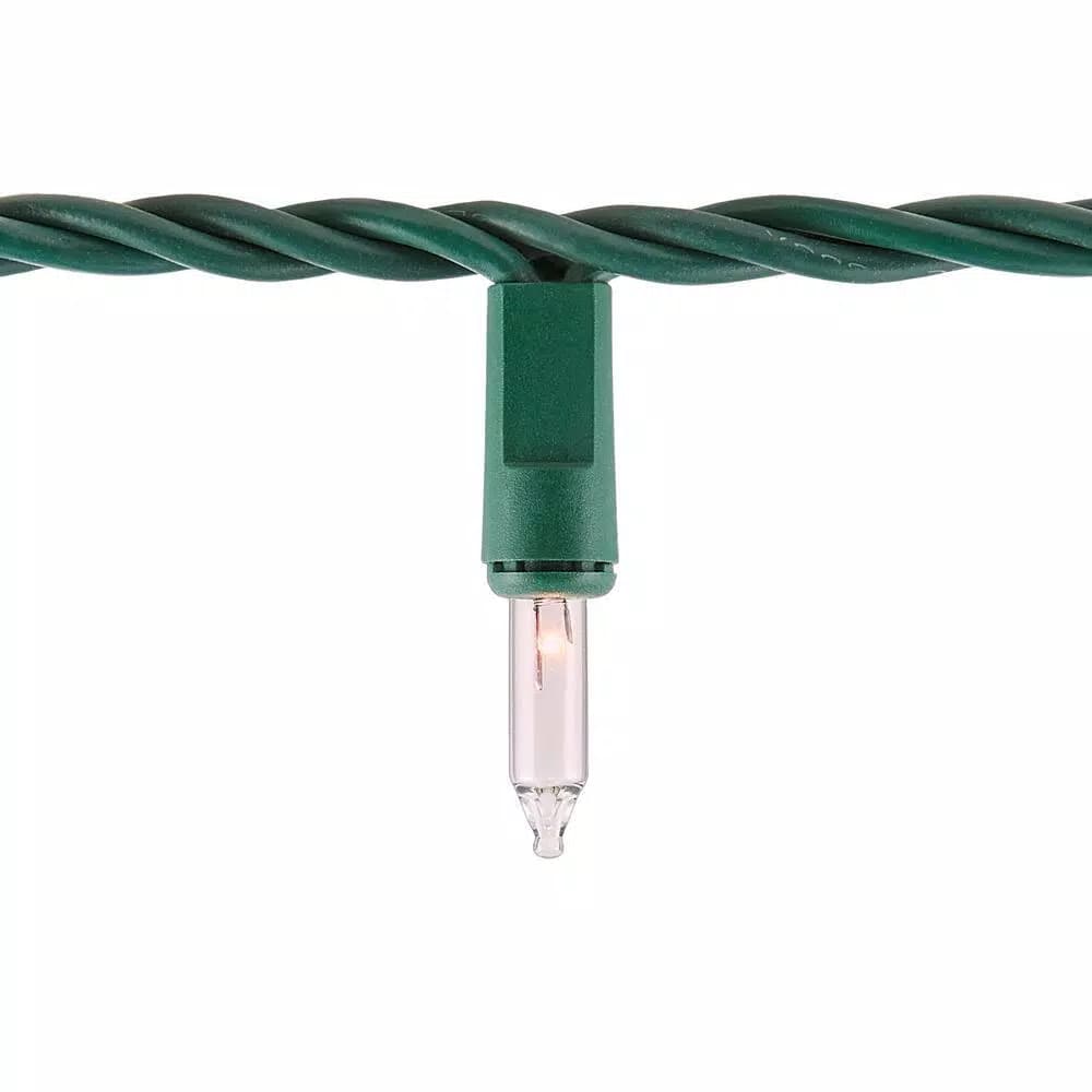 Home Accents Holiday 300 Light STS Clear Heavy Duty Mini String Lights, Set of 2 (600 Total Bulbs)