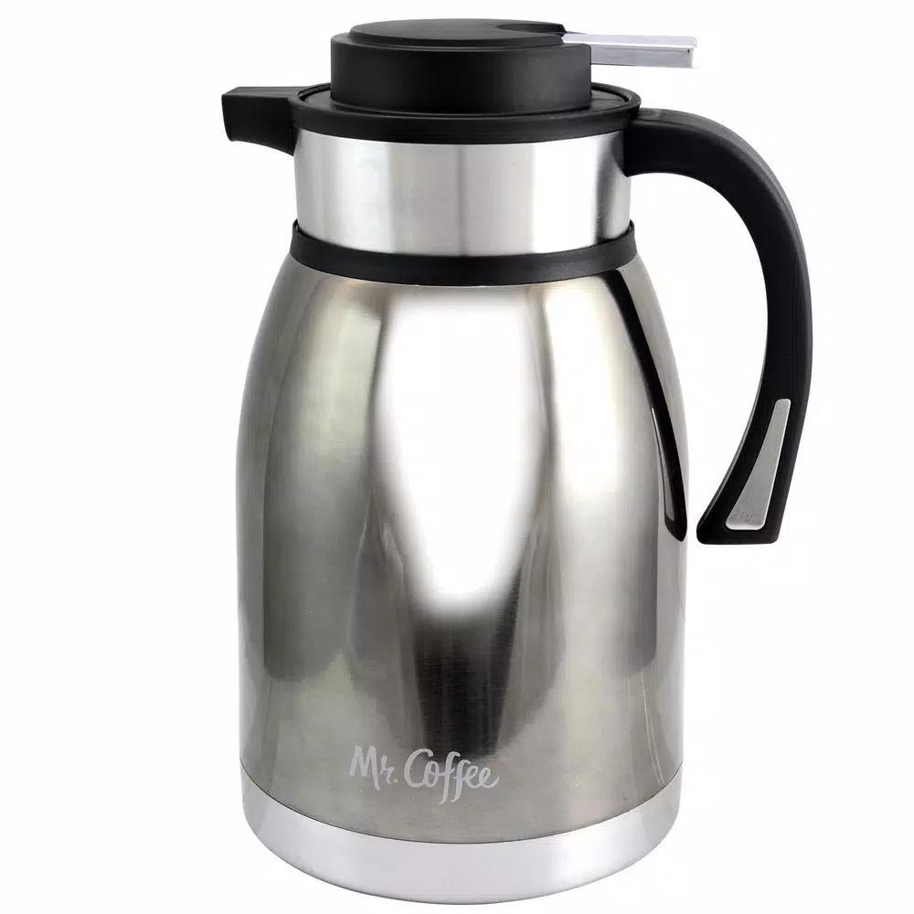 Mr. Coffee Colwyn 2 Qt. Stainless Steel Thermal Coffee Pump Pot