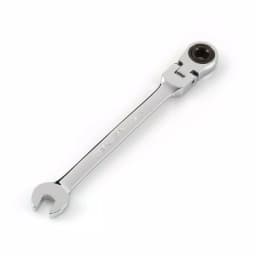 TEKTON 1/4 in. Flex-Head Ratcheting Combination Wrench, 72-Tooth, 6-Point thumbnail 1