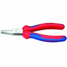 KNIPEX 6-1/4 in. Flat Nose Pliers with Comfort Grip and Wire Stripping thumbnail 1