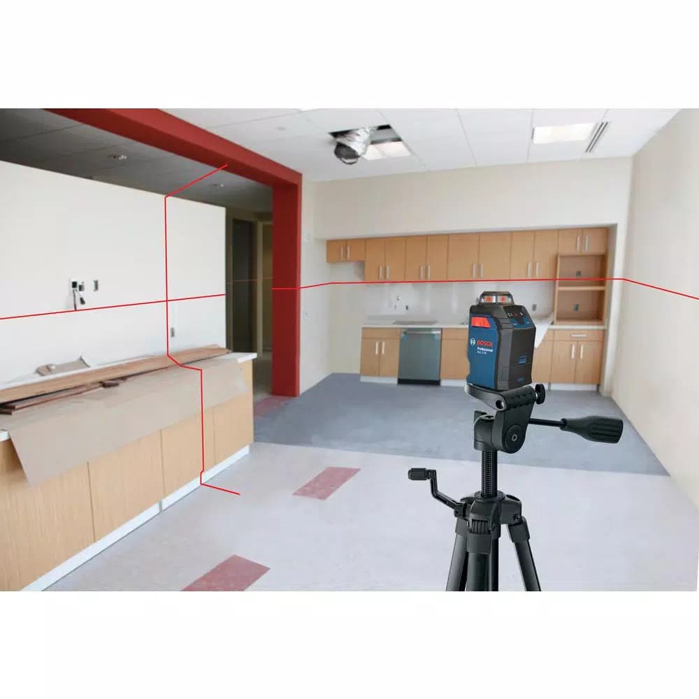 Bosch GLL 2-20 S 360 Degree Self-Leveling Horizontal Cross Line Laser Level, 65 ft.