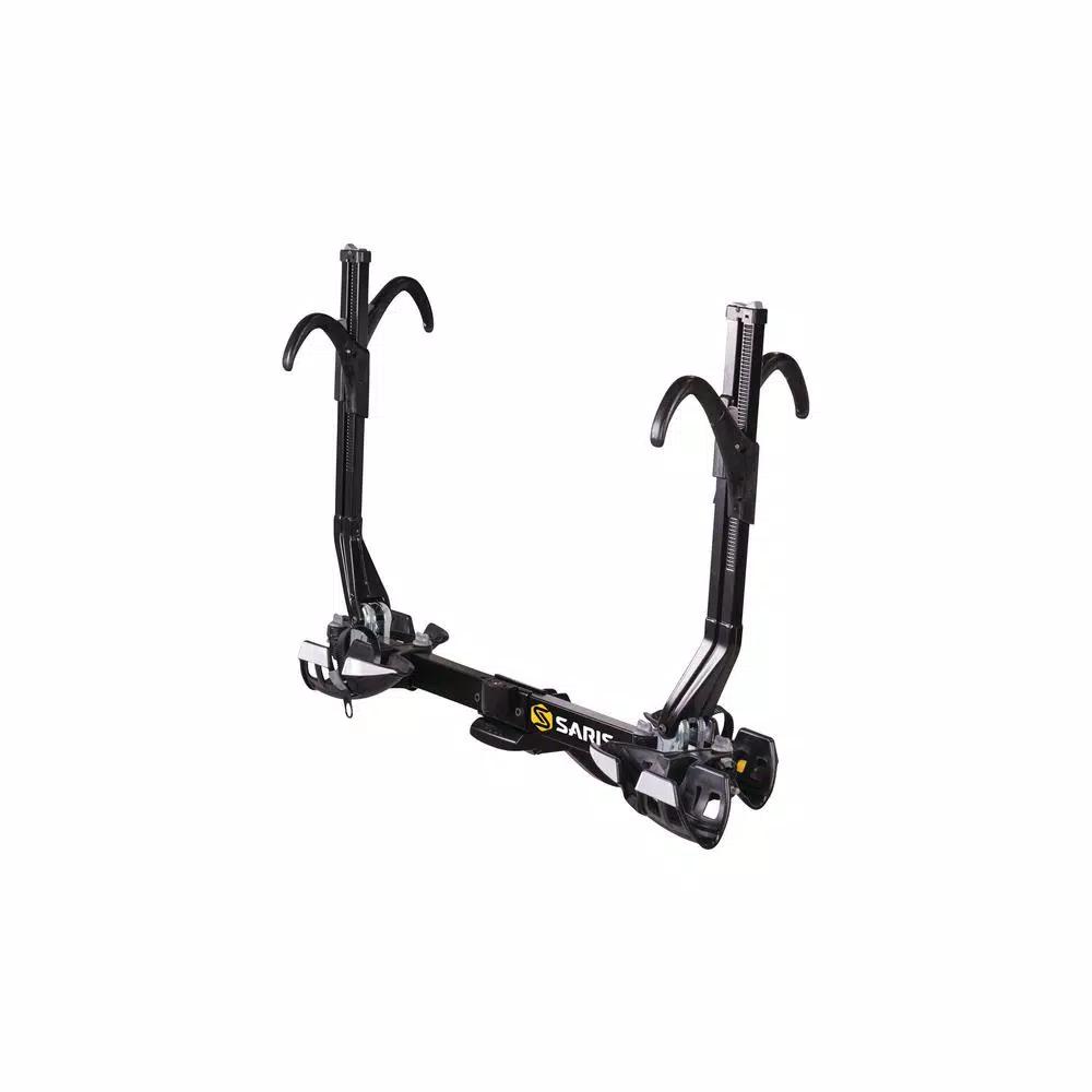 SARIS Superclamp 2-Bike Tray Hitch Bike Rack, 70 lbs Capacity, Black